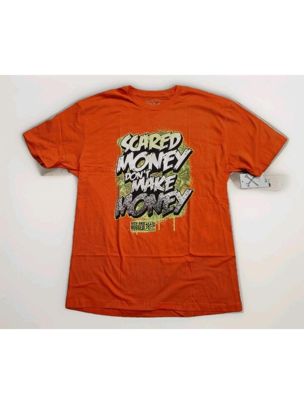 Rich & Rugged 'Scared Money Don't Make Money' Tee Size XL (126)